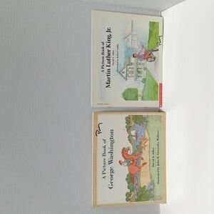 🐢David A Adler Lot PB George Washington & Martin Luther King Jr. Book